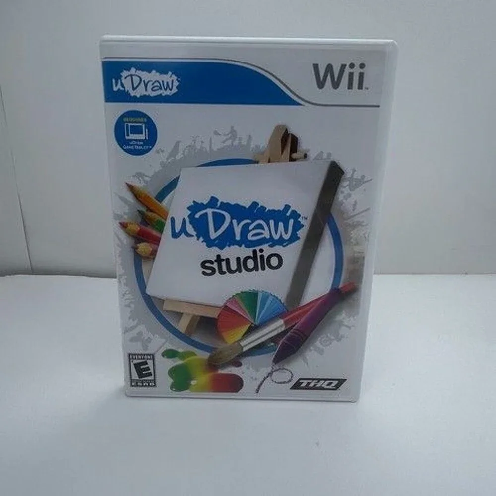 OEM White uDraw GameTablet uDraw Studio (Wii, 2010) Complete Controller
